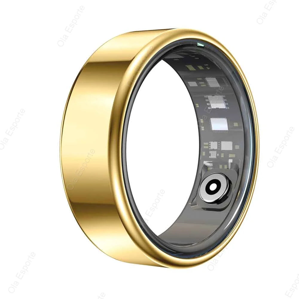 Smart Ring Heart Rate Blood Pressure Sleep Monitoring Motion Tracking Waterproof Men Women Smart Ring For Android Holiday Gift
