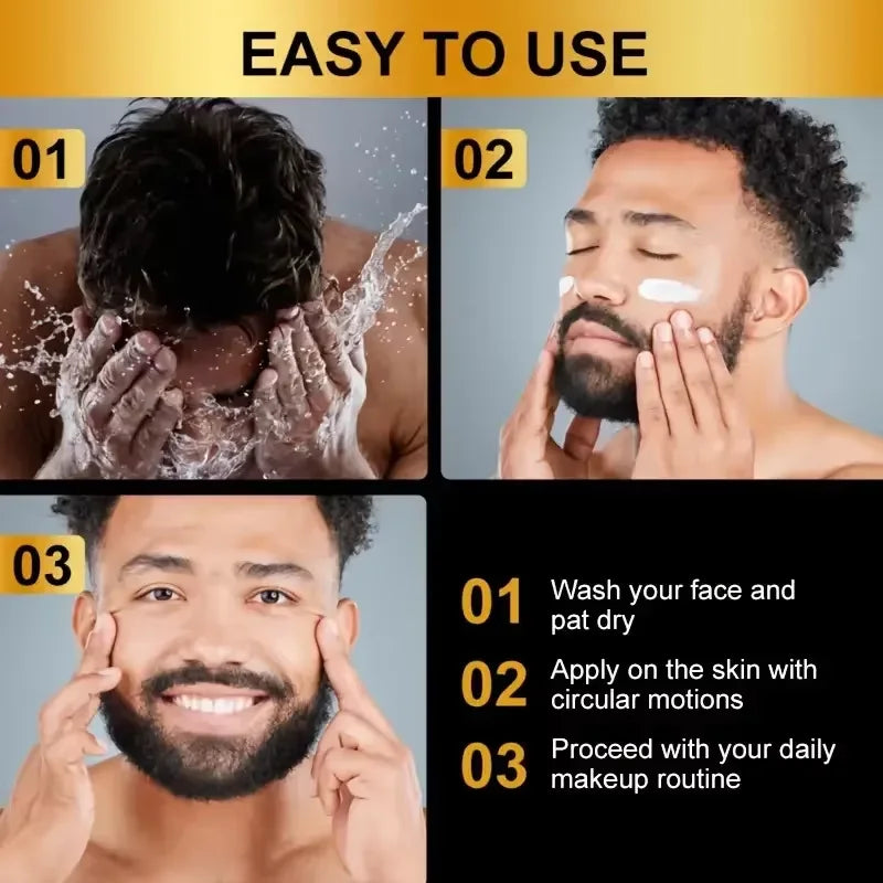 Men's Retinol Face Moisturizer Moisturizing Retinol Cream Moisturizing Anti-Wrinkle Aging Shrink Pores Whitening Smooth Retinol