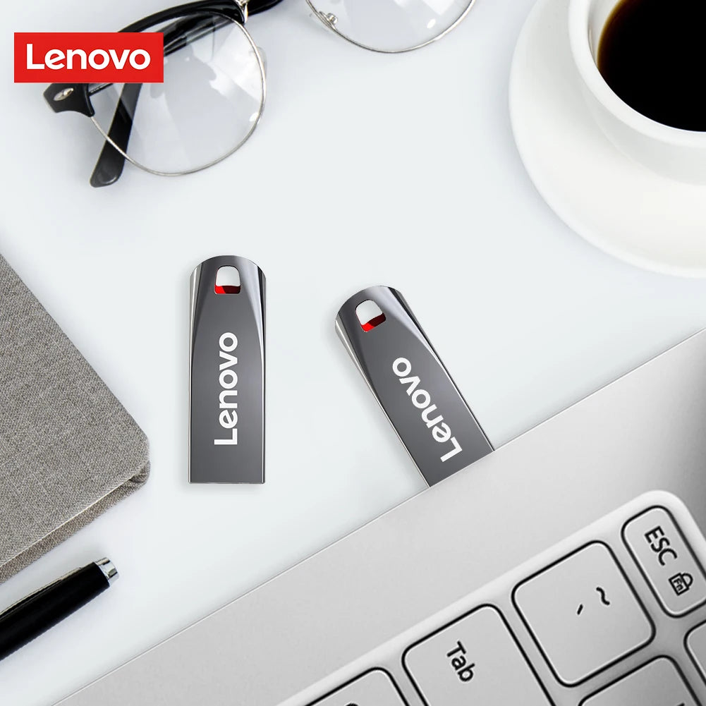 Lenovo High Speed USB 3.0 Pen Drive Portable SSD U Disk Flash Drive 512G 256G 64G Fast Data Transfer Memory Stick Network Card