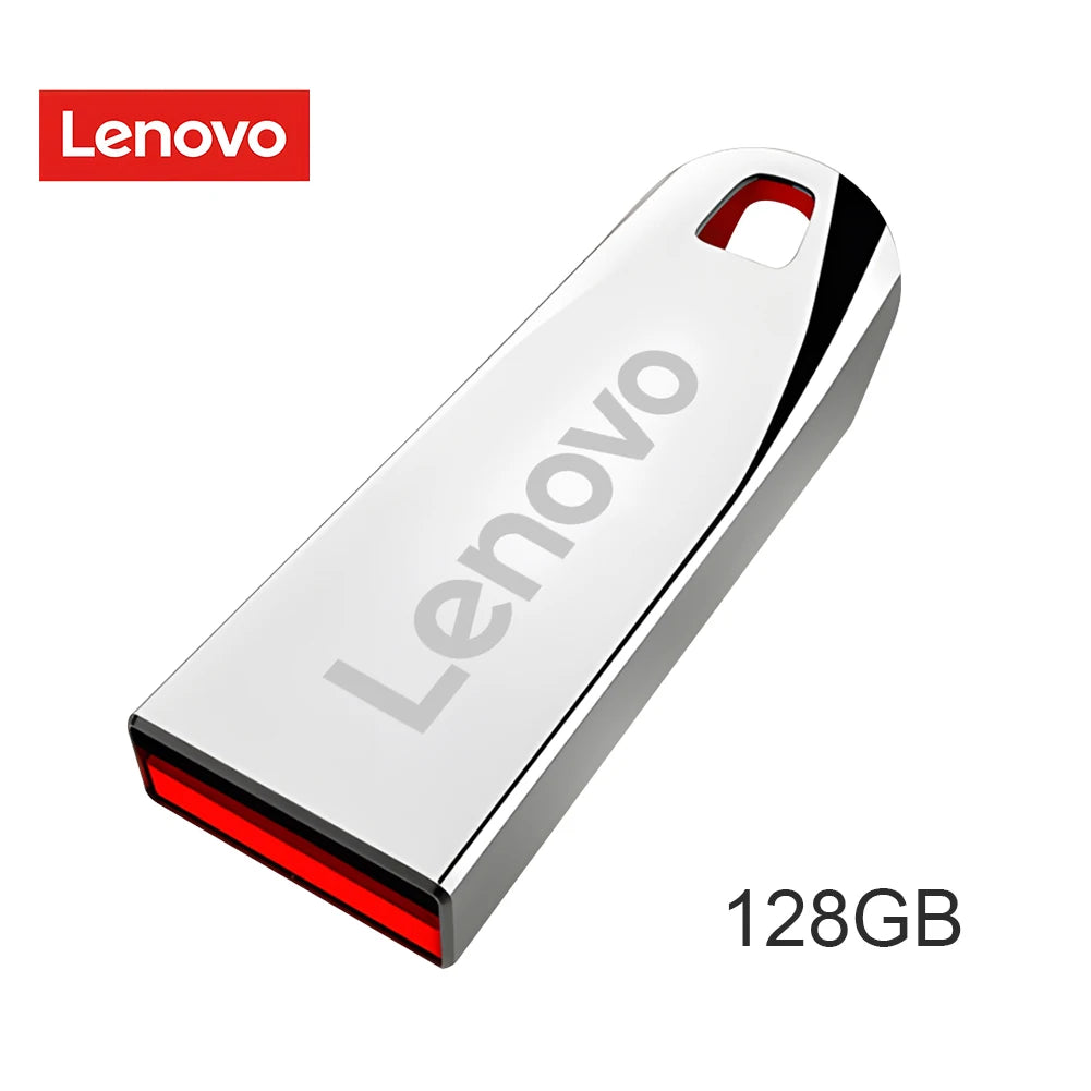 Lenovo High Speed USB 3.0 Pen Drive Portable SSD U Disk Flash Drive 512G 256G 64G Fast Data Transfer Memory Stick Network Card