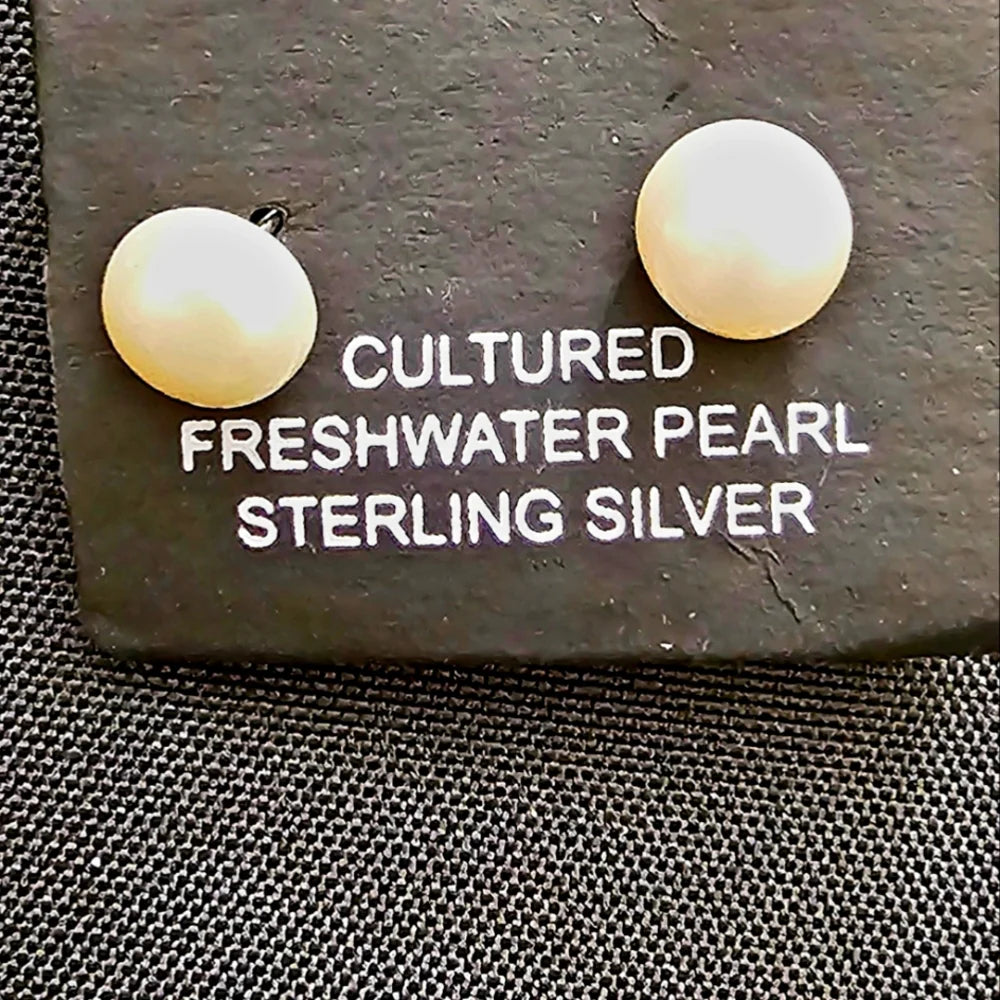Cultured Freshwater Pearl Earrings